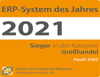 ERP-Sieger 2021 - Haufe X360
